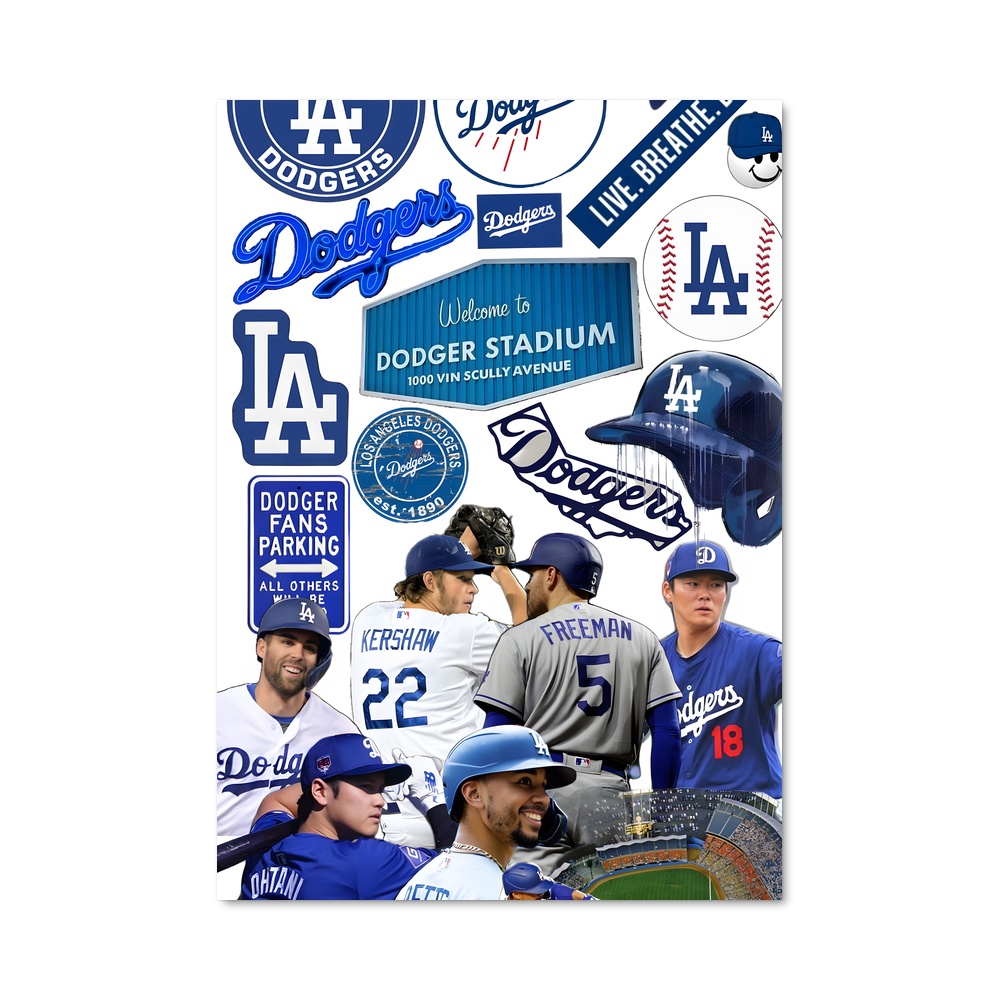 Poster Dodgers Forever